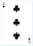 Three of clubs
